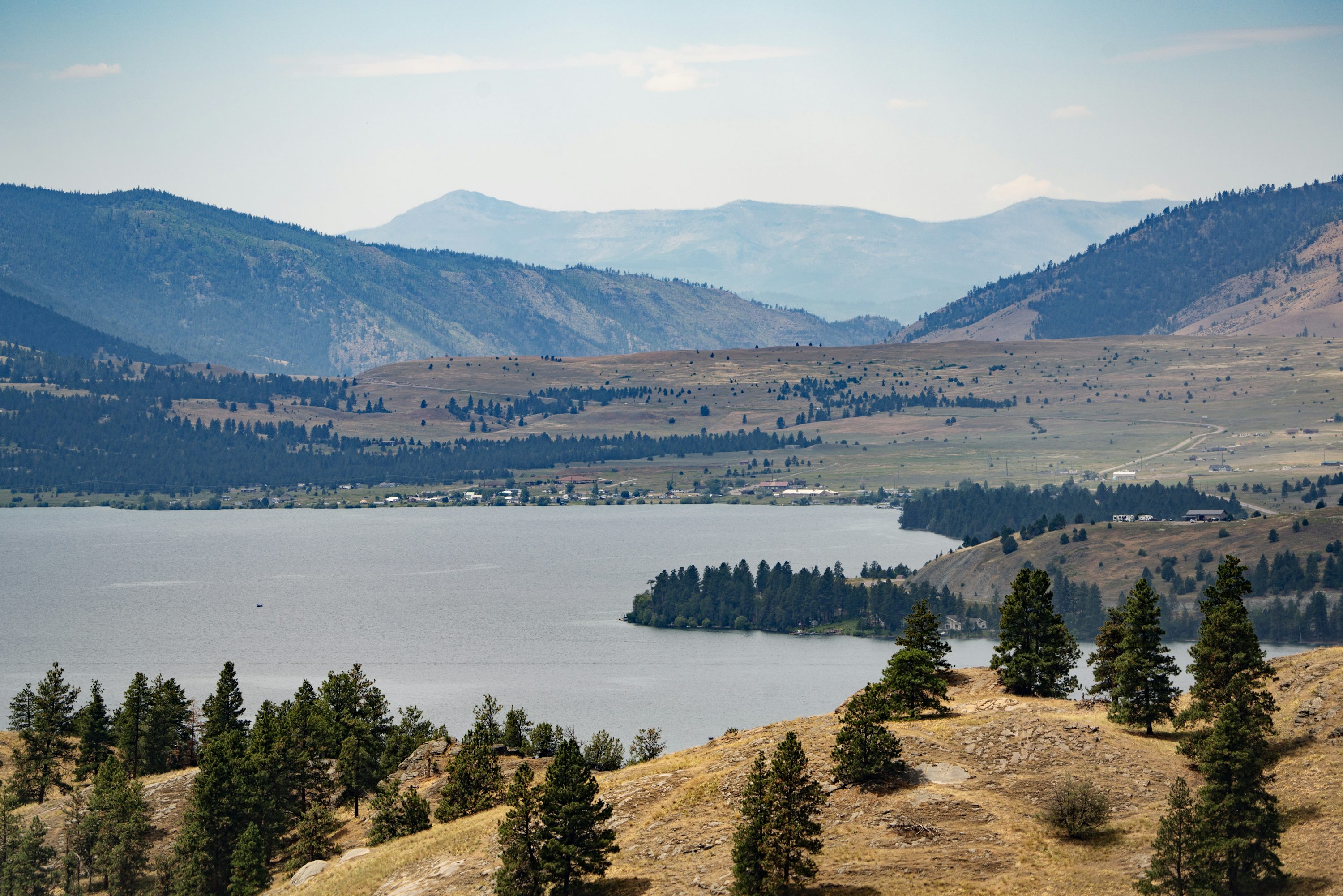 South Flathead Lake landscape near Polson, Montana